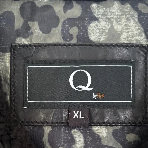 Men's Black Leather Bomber Jacket XL - Picture 2 of 16